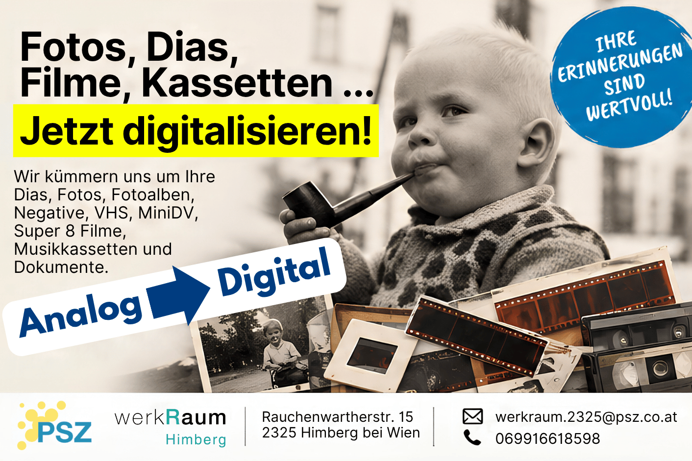 werkRaum : Fotos, Dias, Filme, … digitalisieren